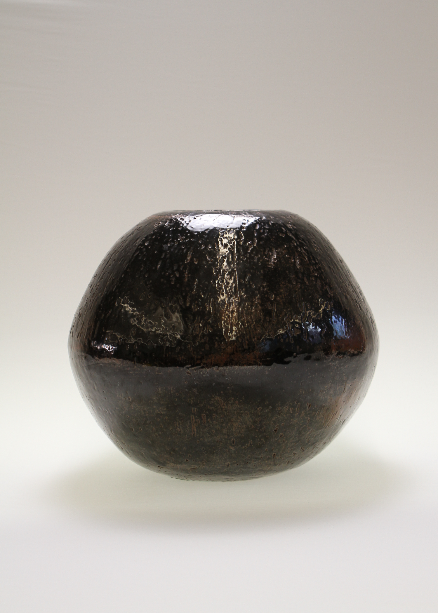 Large Round Ceramic Vase