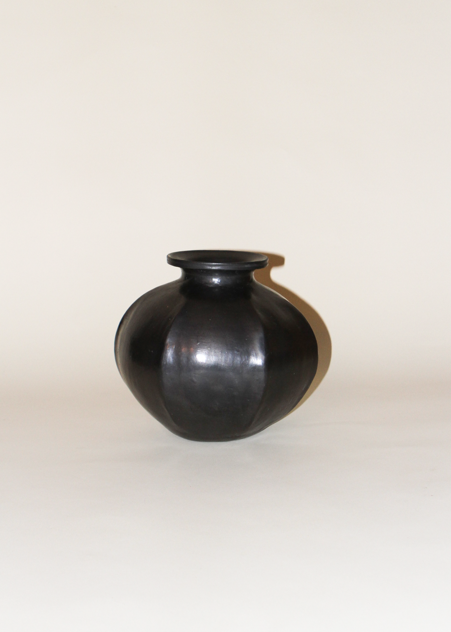 Signed Black Clay Oxacan Vase