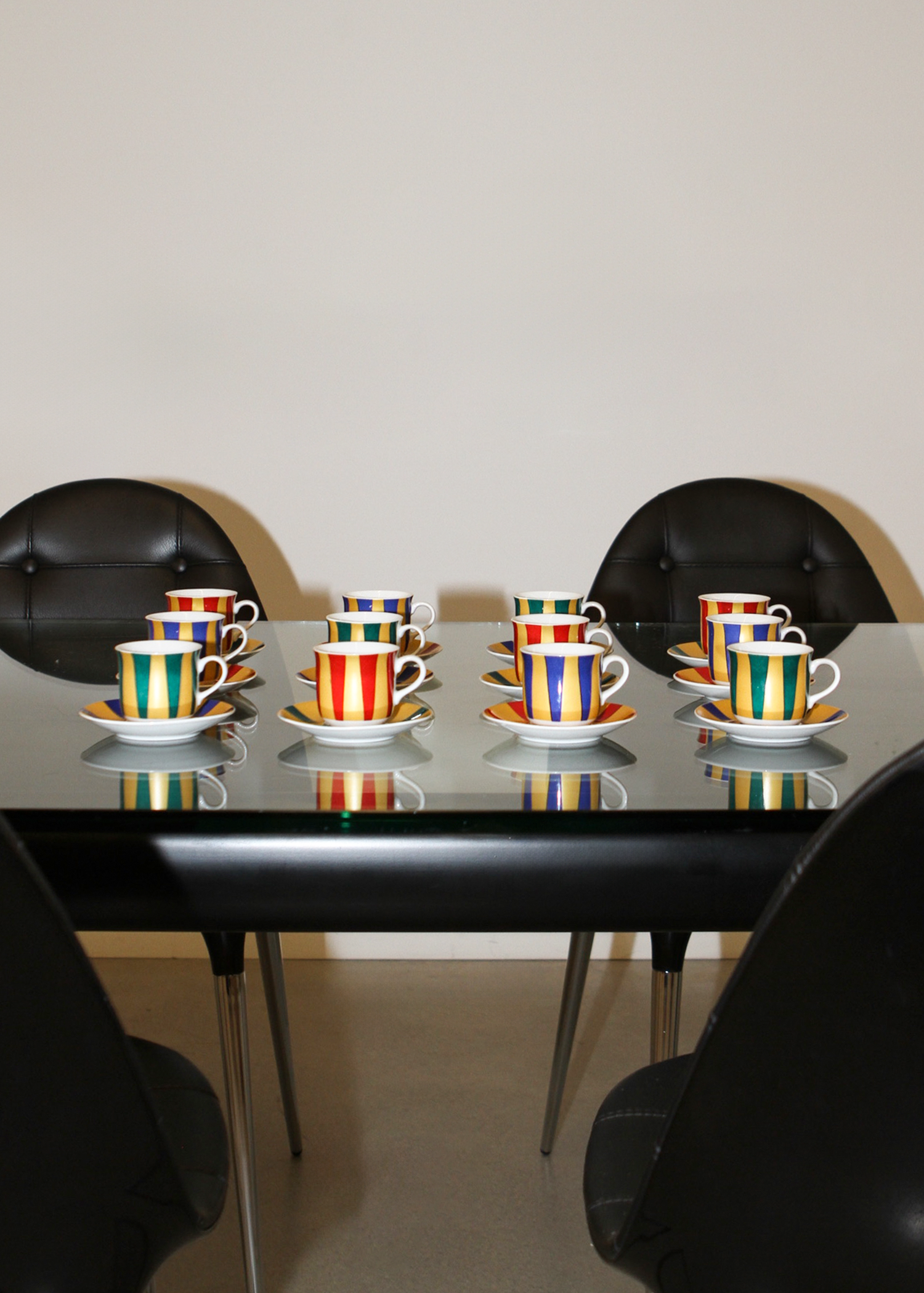 (12) Espresso cup + Saucer set, China