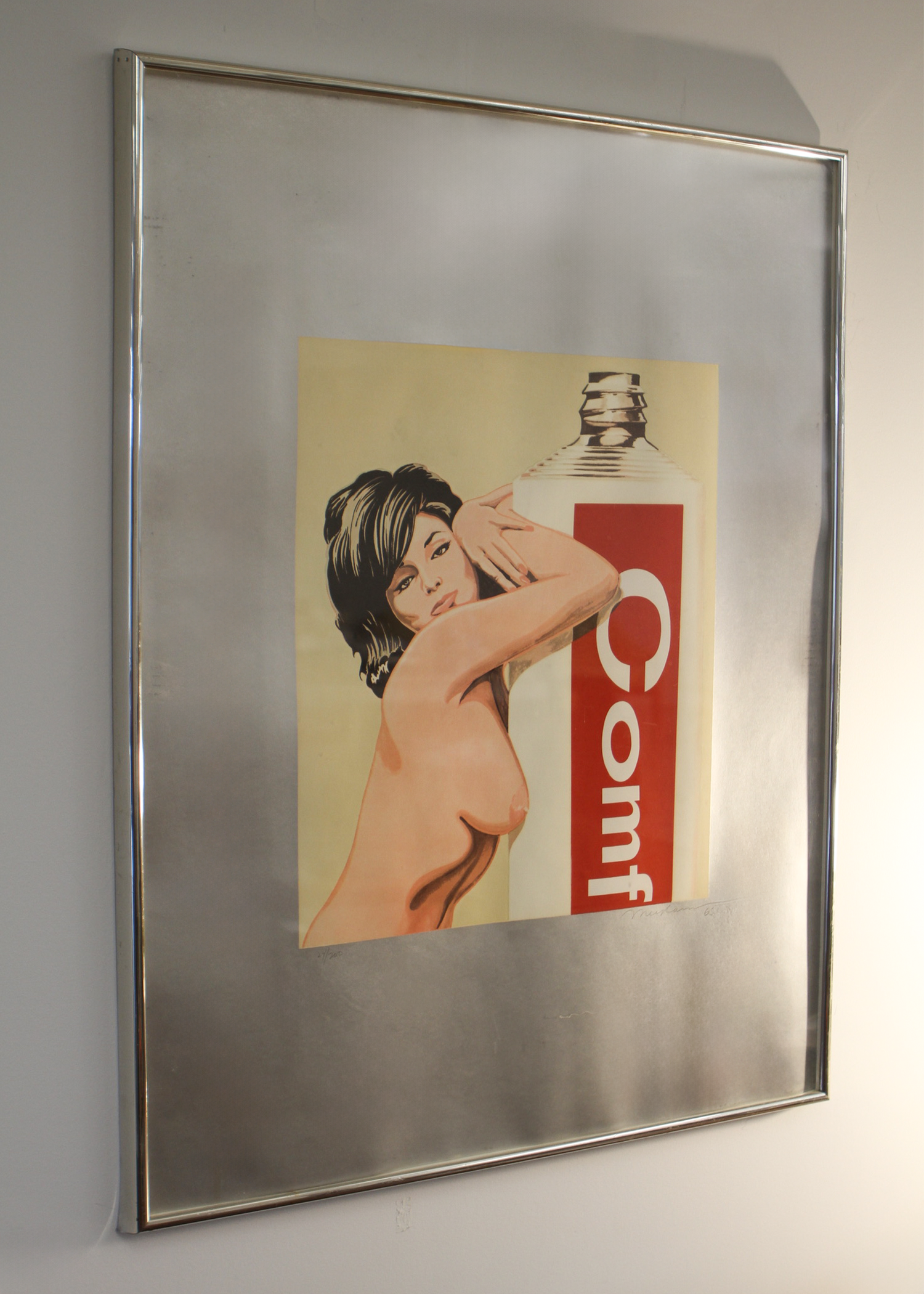 "Miss Comfort Creme" Signed, Dated, Original Screenprint