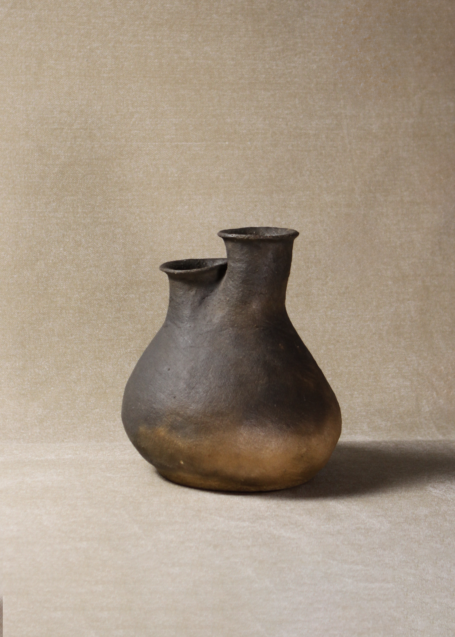 Double Opening Ceramic Vase