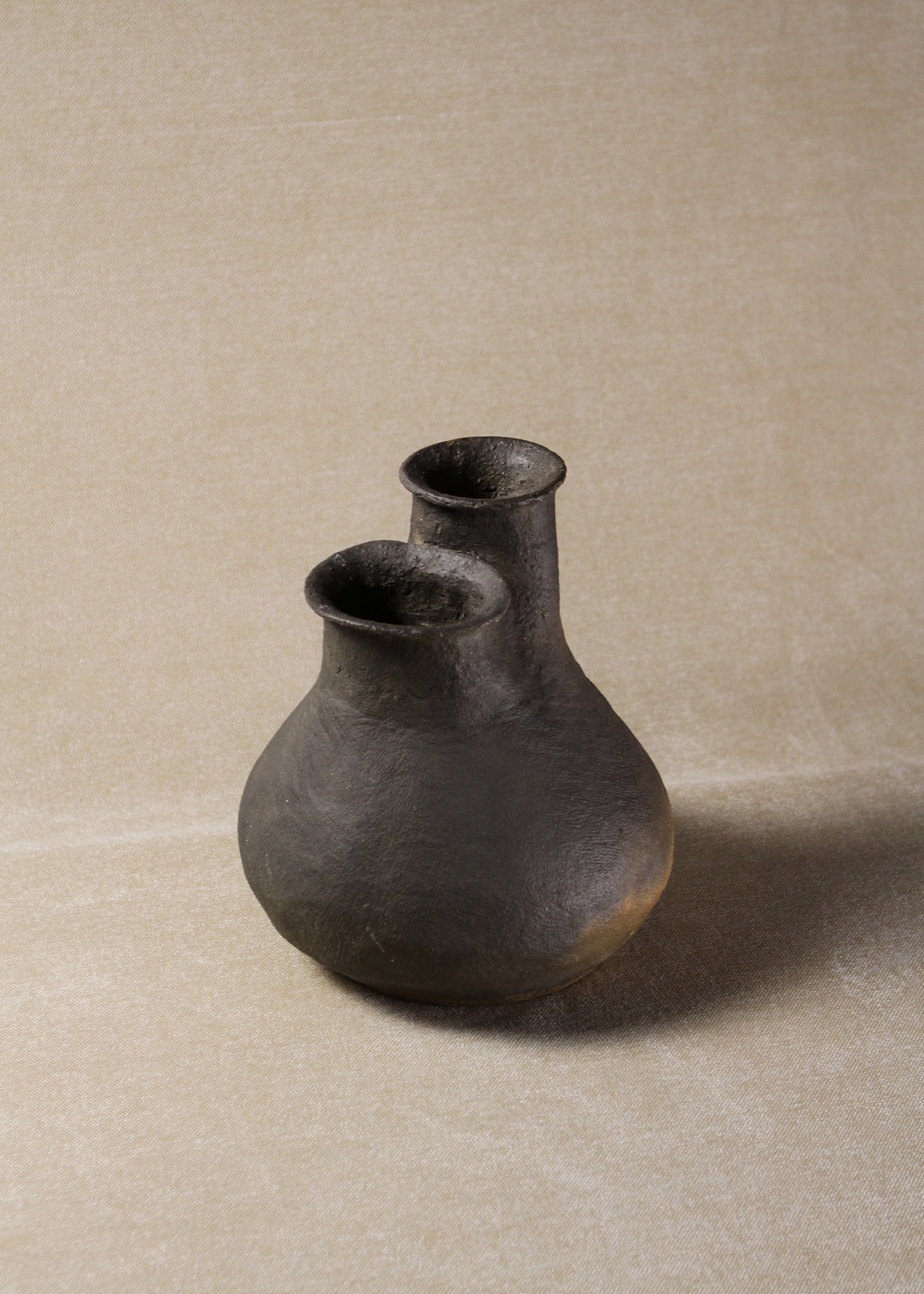 Double Opening Ceramic Vase