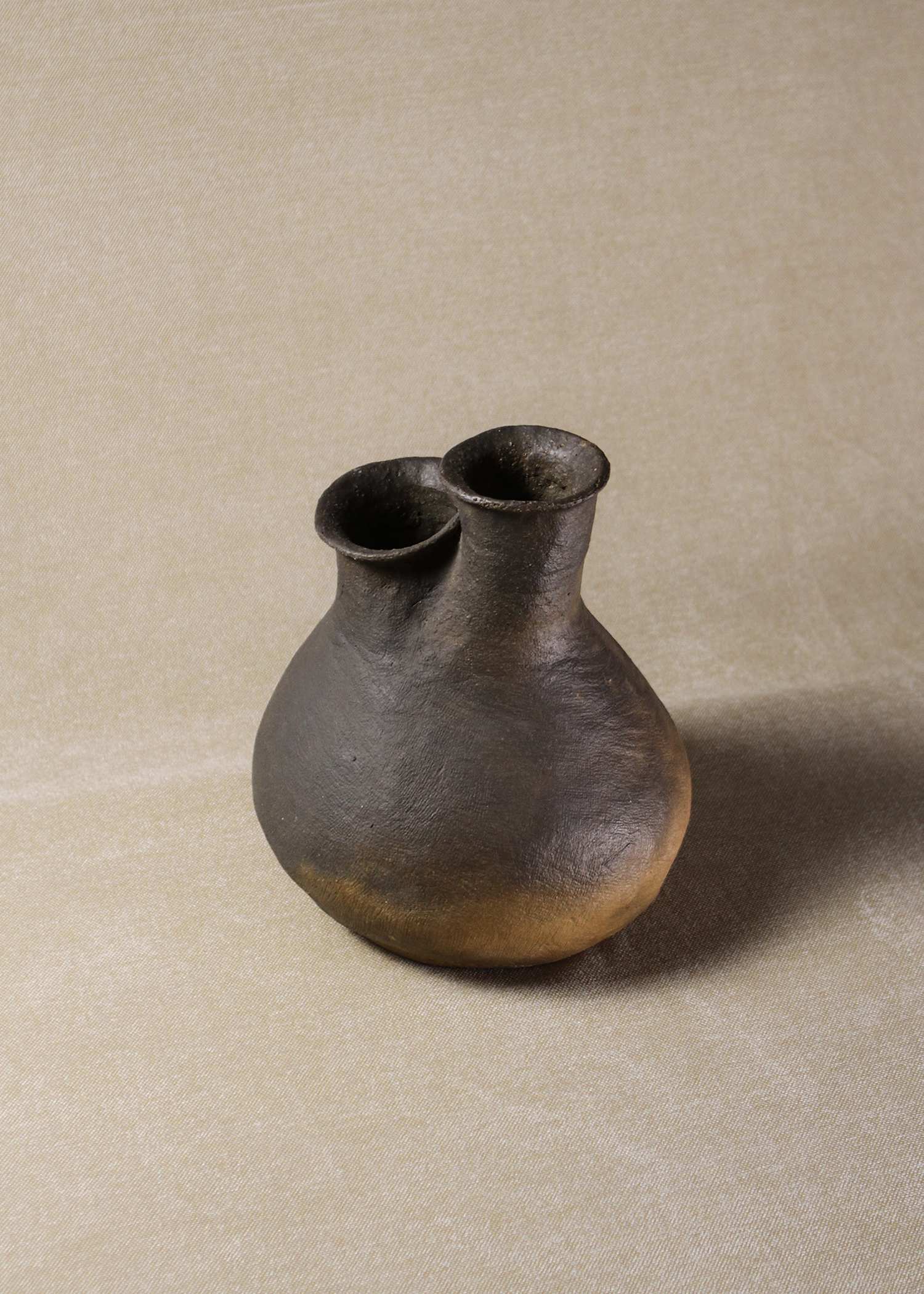 Double Opening Ceramic Vase