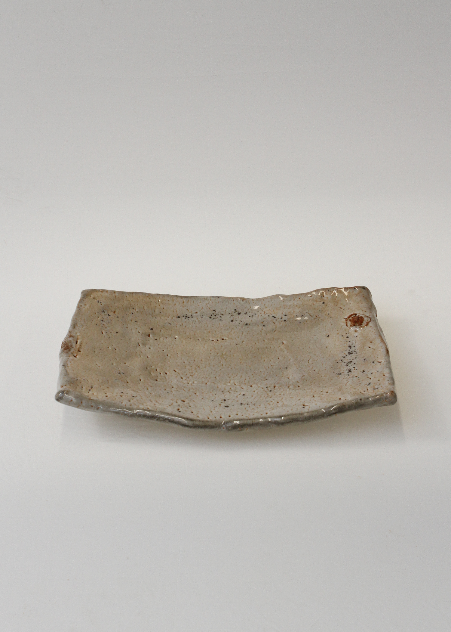 Hagi ware Ceramic Footed Tray