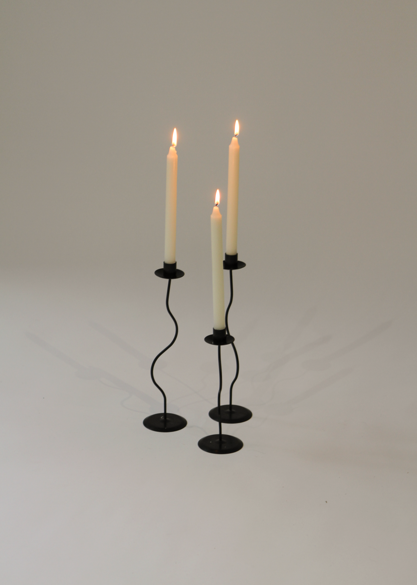 (3) Taper Candle Holders