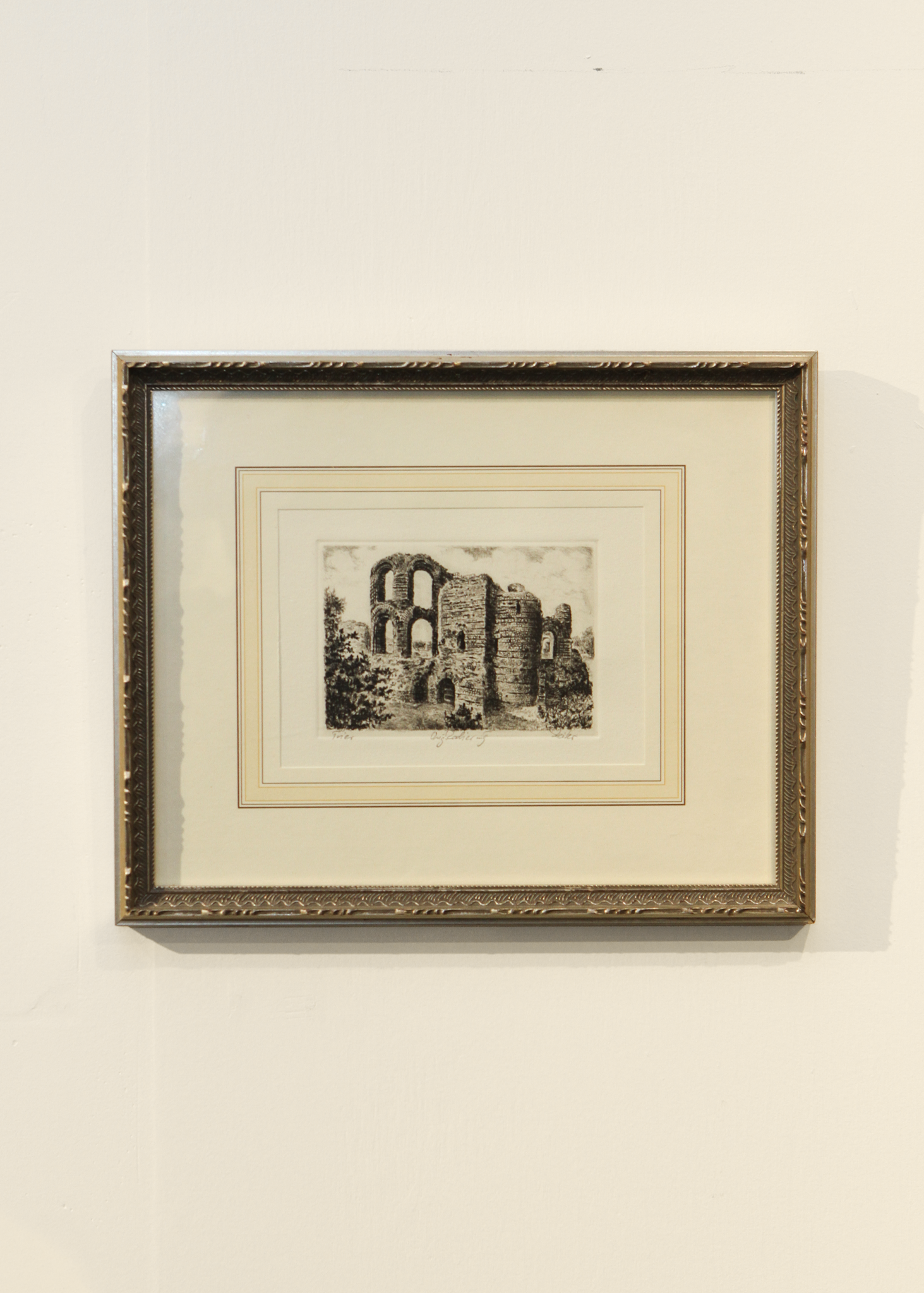 Framed Etching of Kaiserthermen