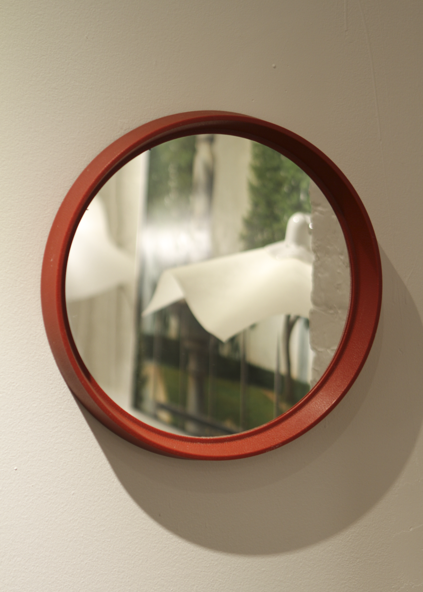 Vintage Red Mirror
