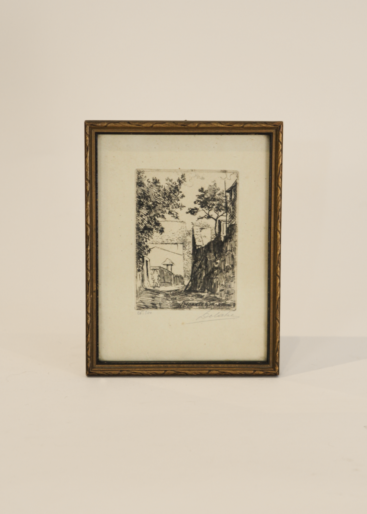 Impasse Girardon Etching