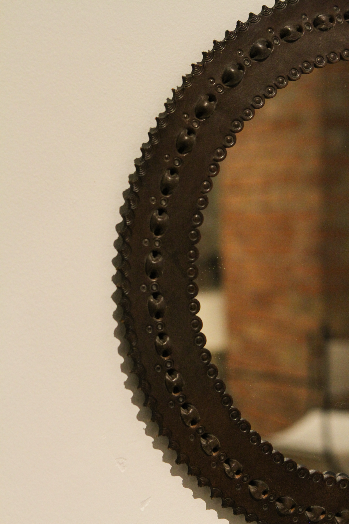 Leather Wall Mirror