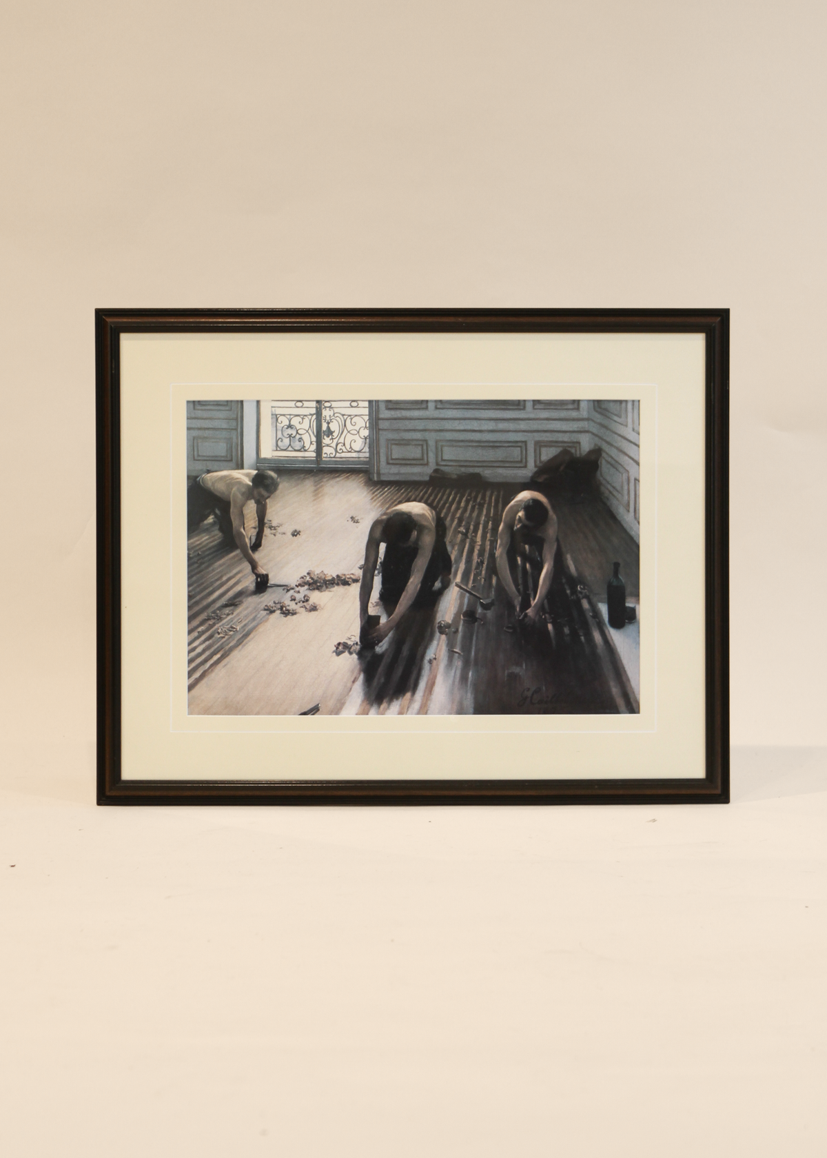 Framed Print "Les raboteurs de parquet"
