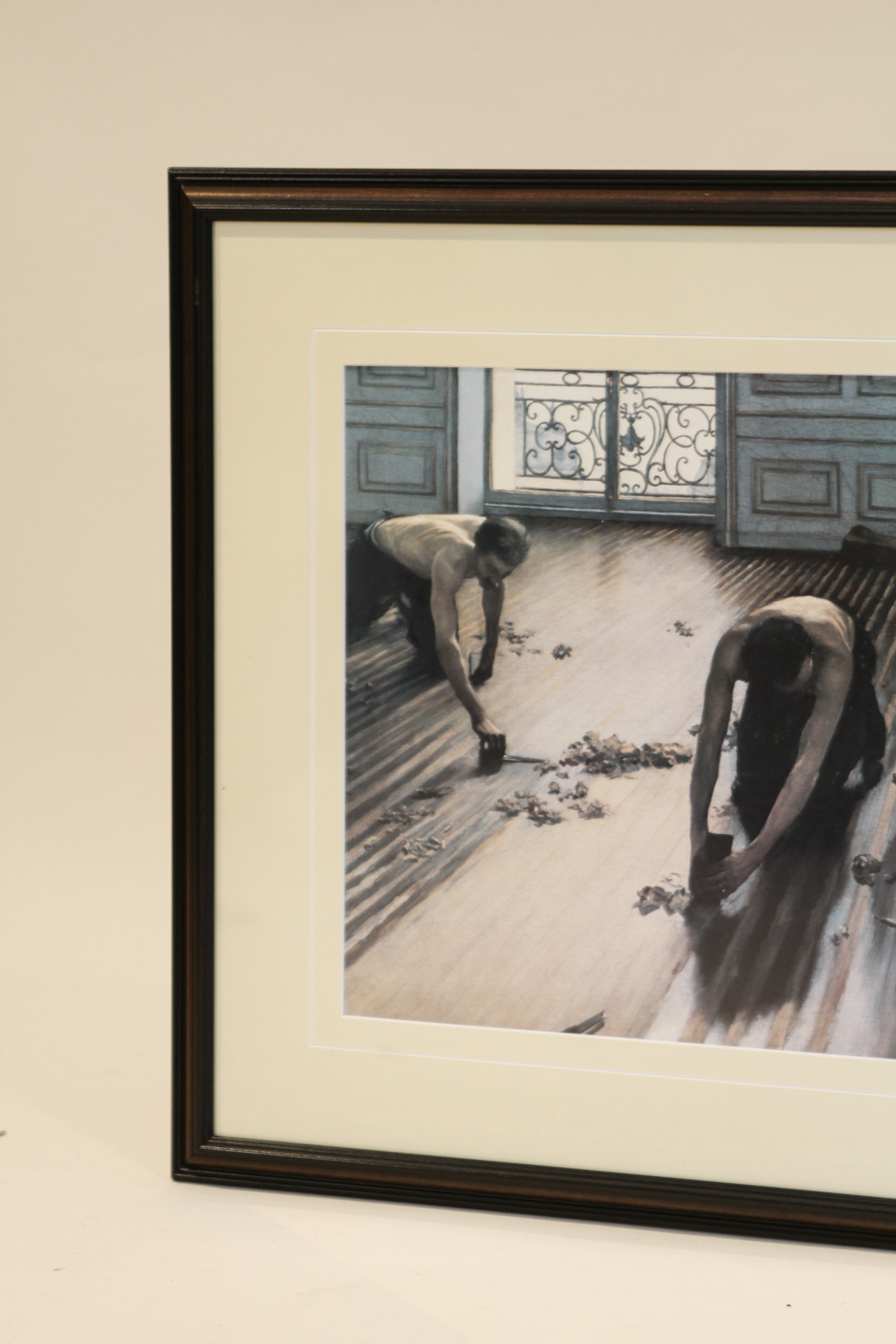 Framed Print "Les raboteurs de parquet"
