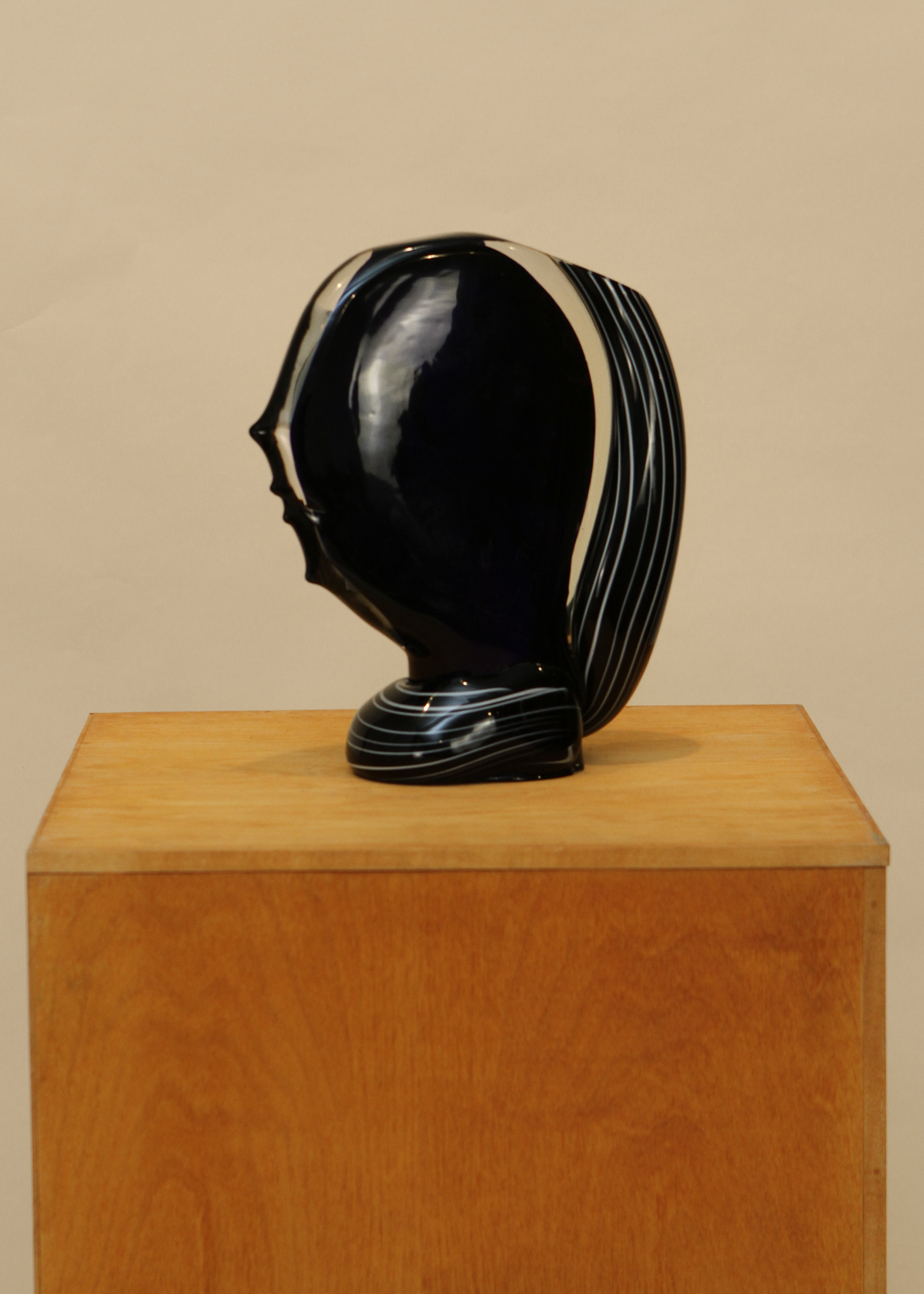 "Homage to Picasso" Murano Glass Bust