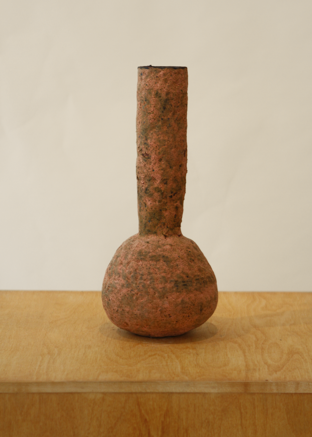 Earthenware Terracotta Vase, Round Tall
