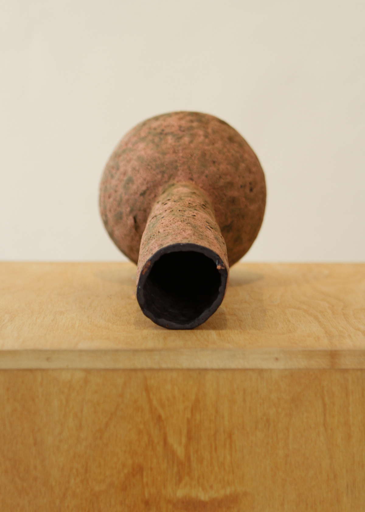 Earthenware Terracotta Vase, Round Tall