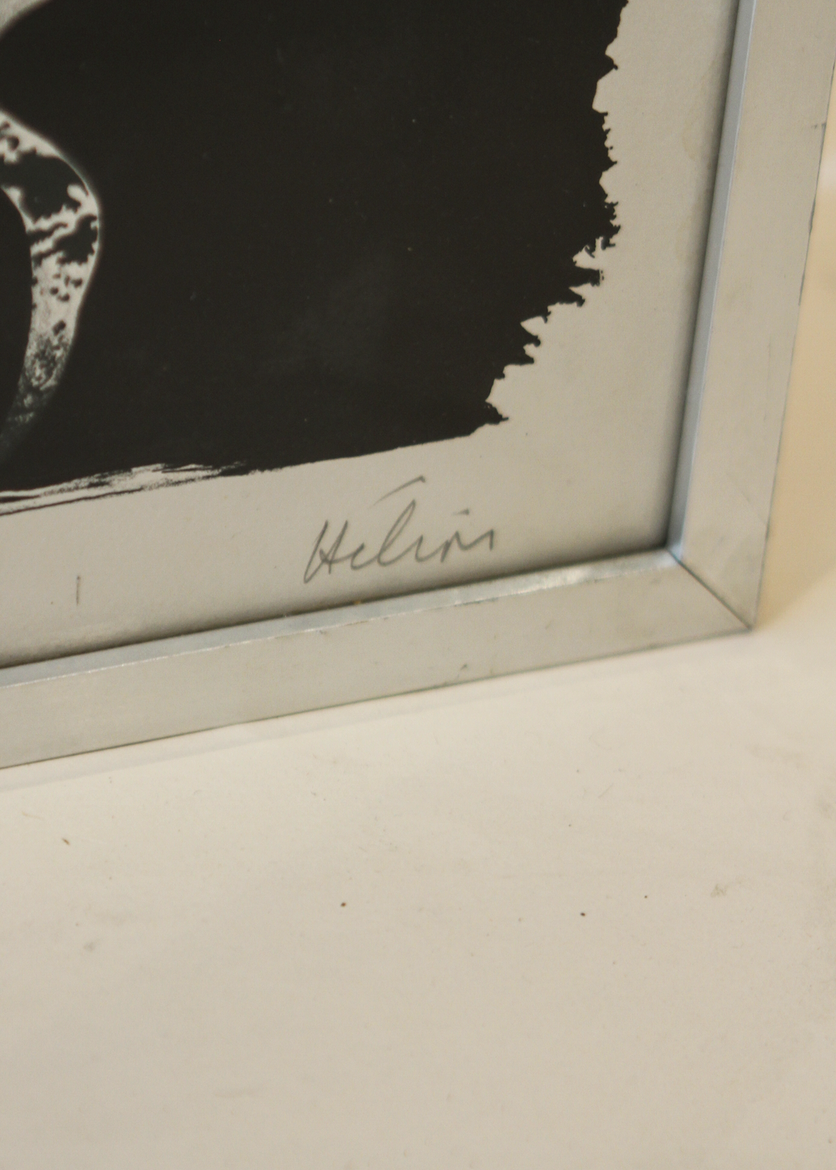 "L'homme au chapeau" Original Color Lithograph