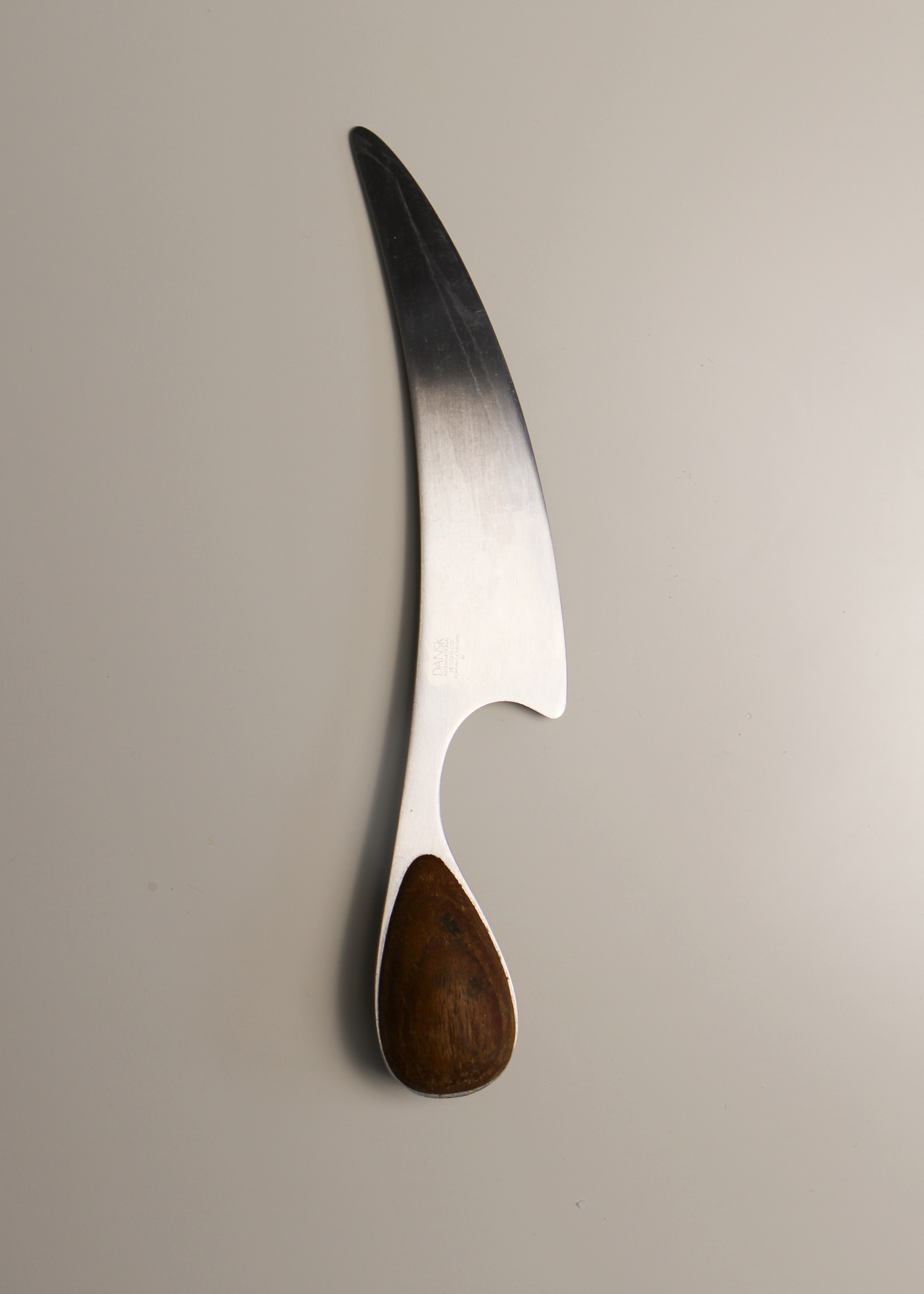 Cheese Knife Vivianna Torun. Shown on In Corso Studio, a vintage furniture platform in Toronto.