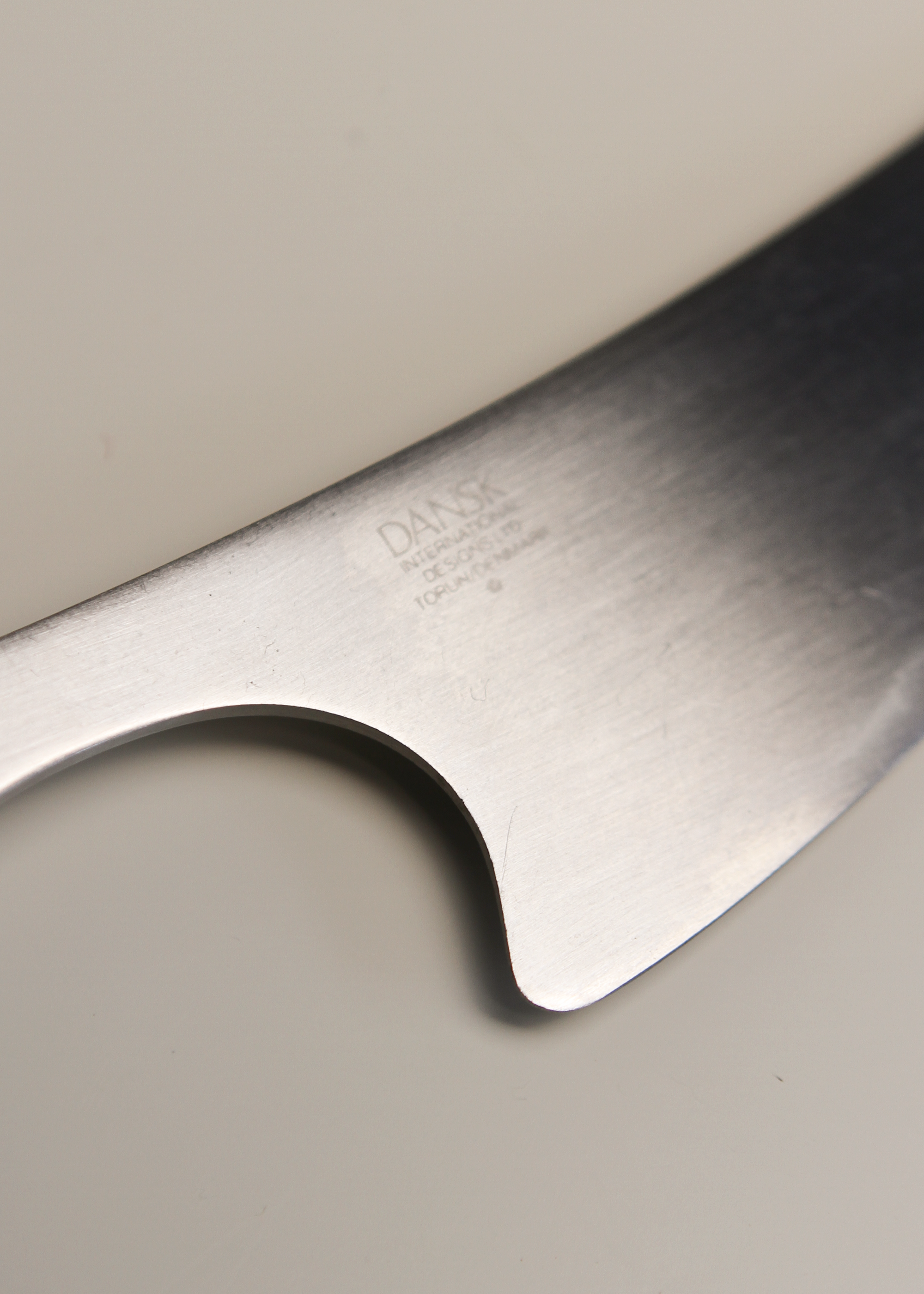 Cheese Knife Vivianna Torun. Shown on In Corso Studio, a vintage furniture platform in Toronto.