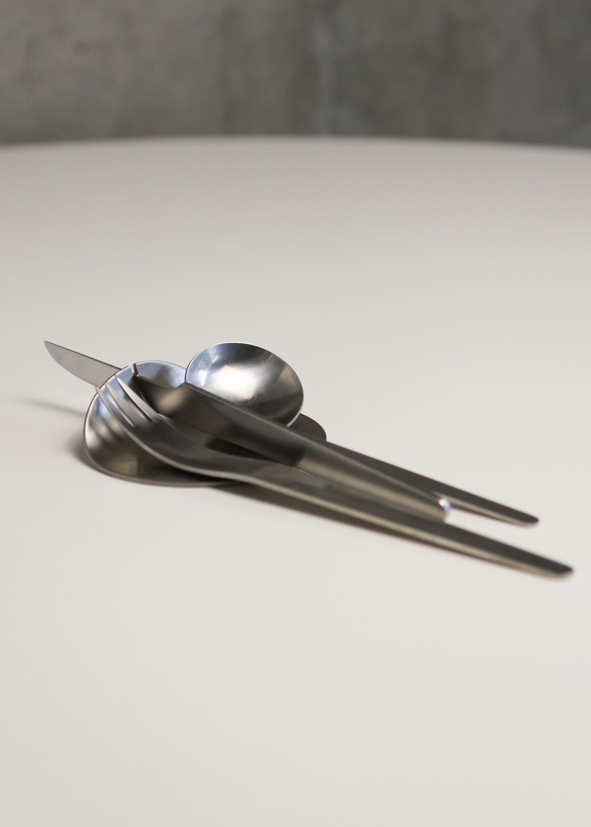 Set of flatware rests by Heinze. Shown on In Corso Studio, a vintage furniture platform in Toronto.