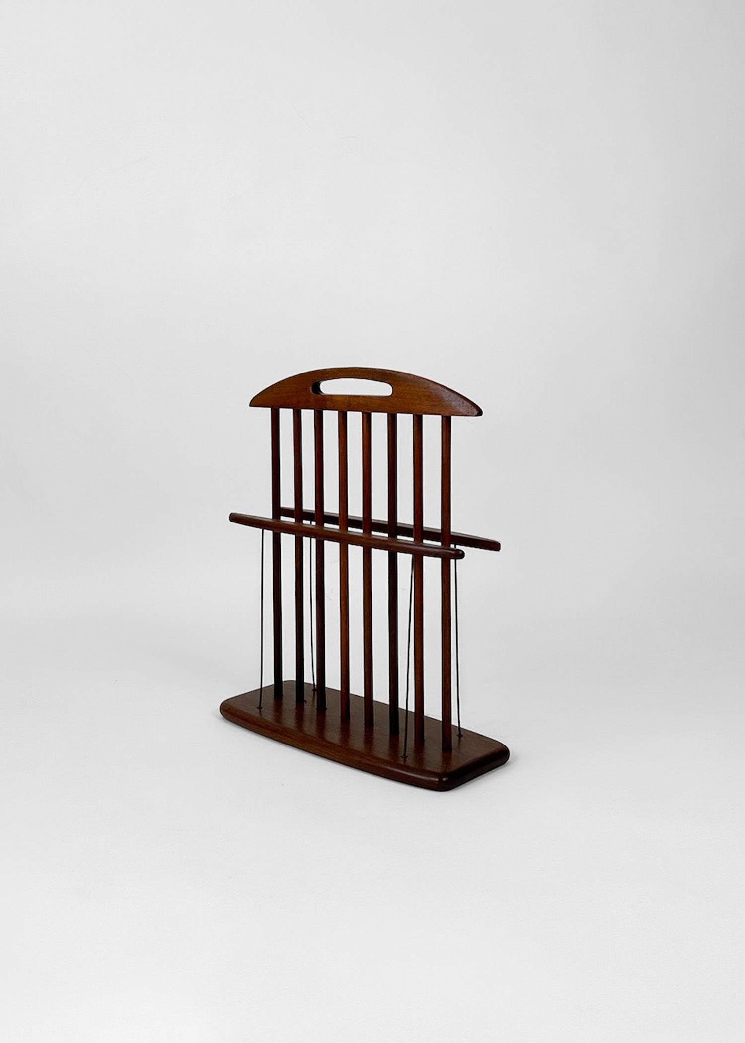 Walnut Magazine Rack - Arthur Umanoff for Washington Woodcraft