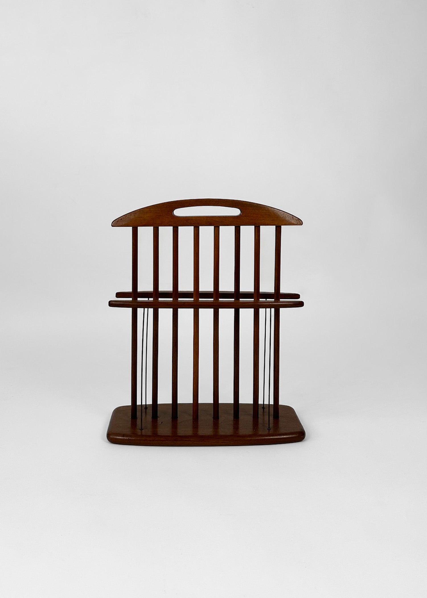 Walnut Magazine Rack - Arthur Umanoff for Washington Woodcraft