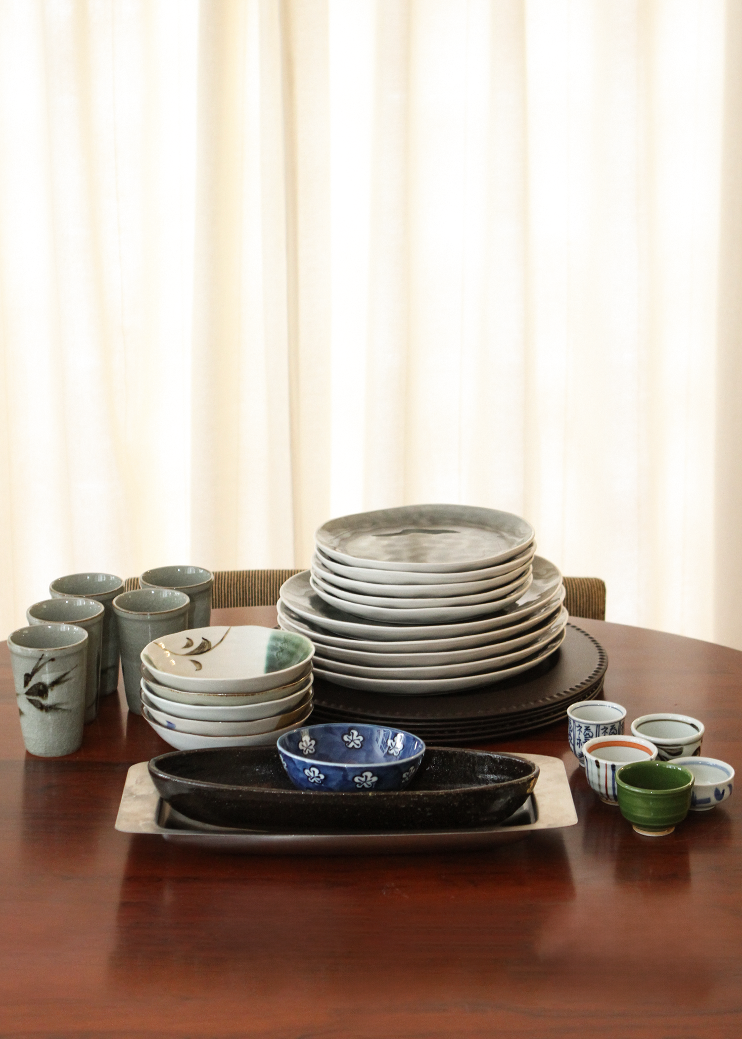 (5) Vintage Hosting Set - Japanese ceramics