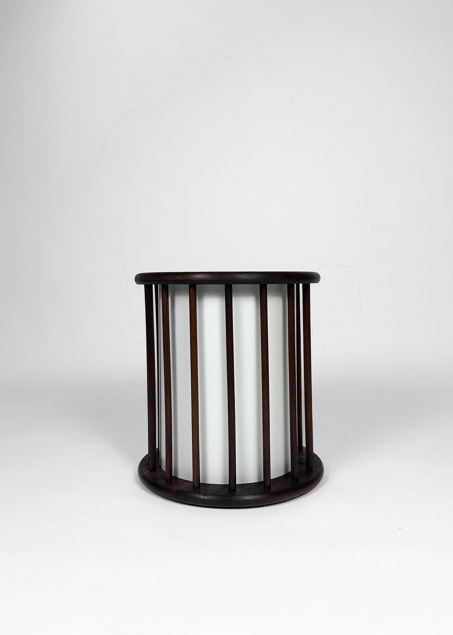 Walnut Garbage Can - Arthur Umanoff for Washington Woodcraft