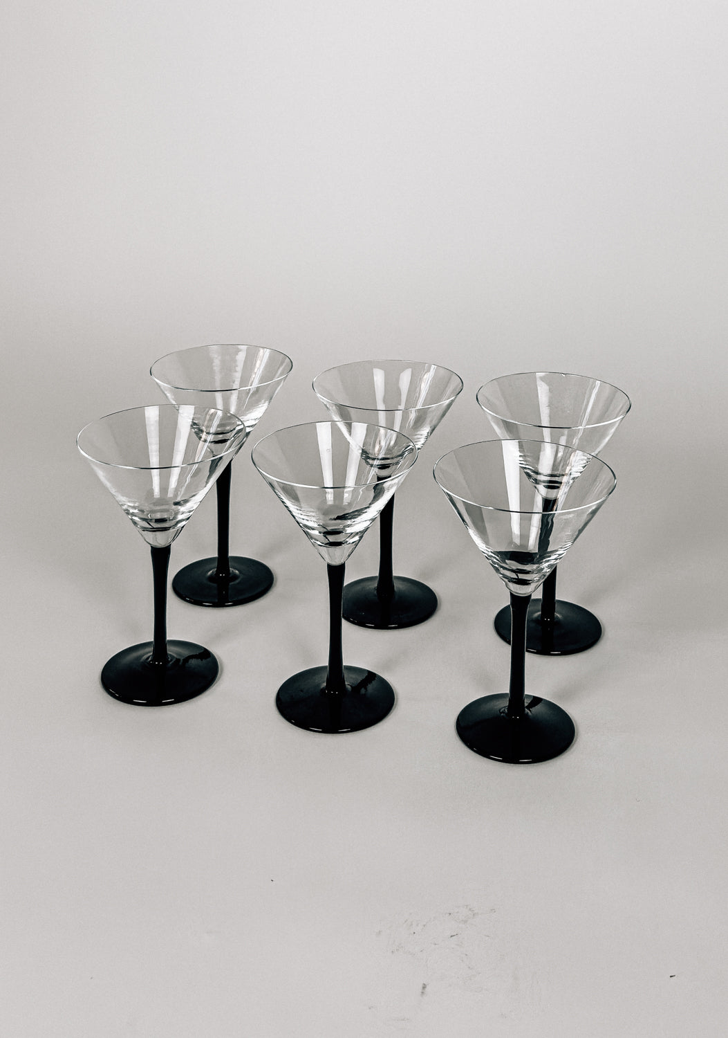 Colour Block Martini Glasses