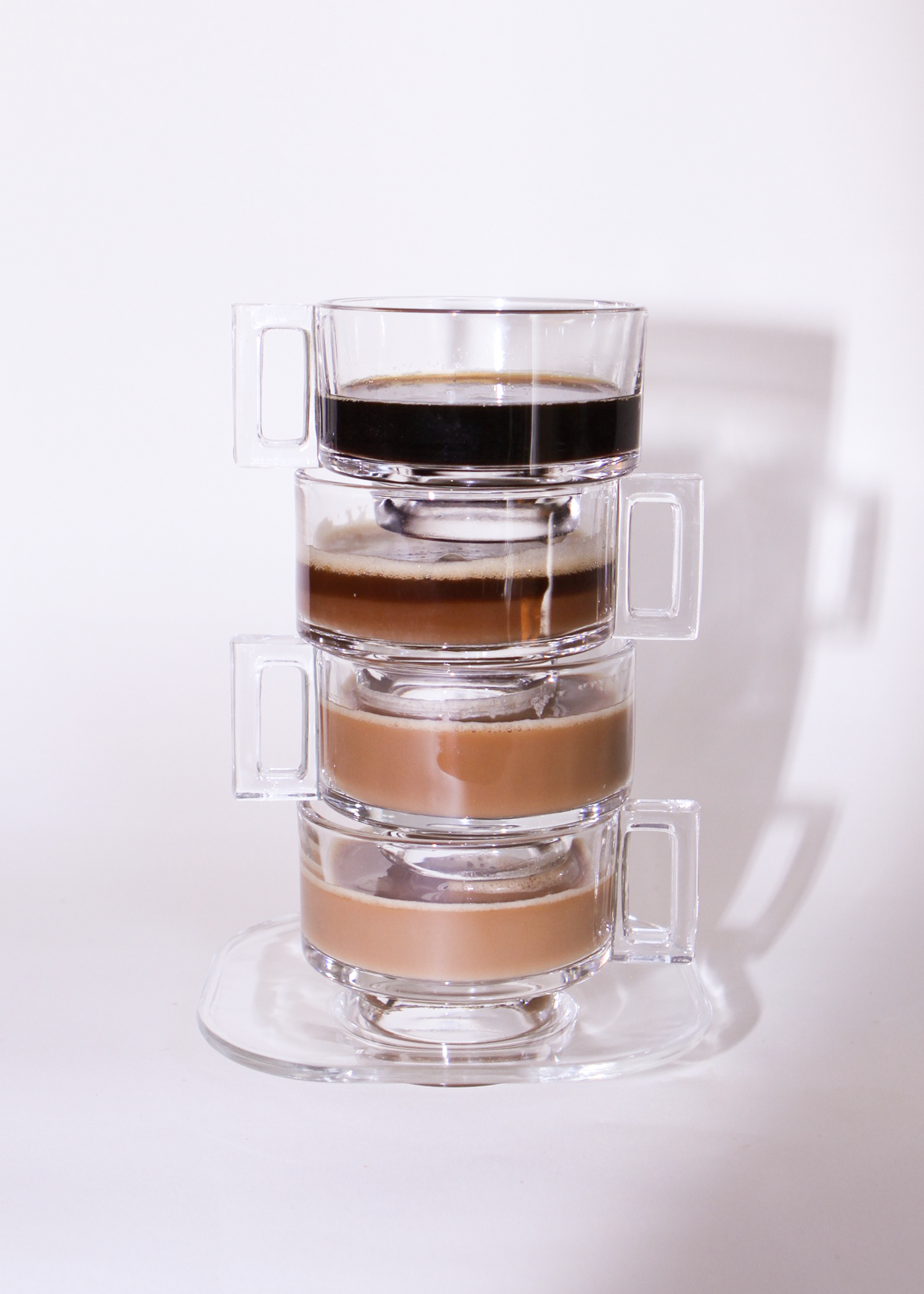 Glass service by Joe Colombo for Arno