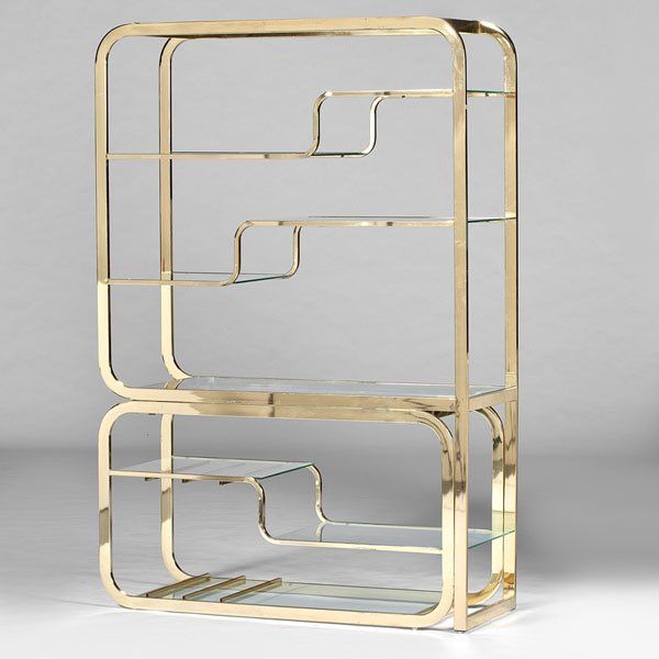 Modular Brass Etagere